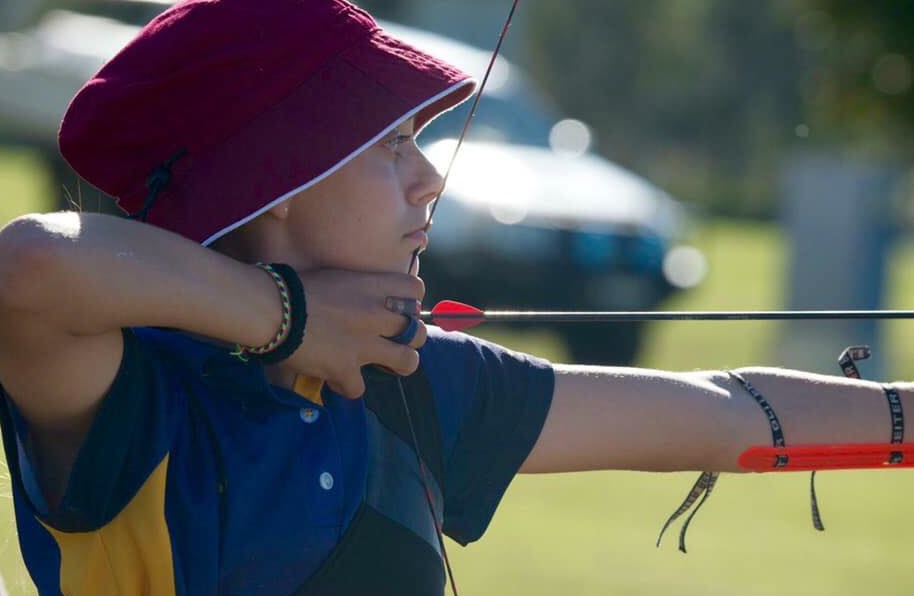 young woman archer